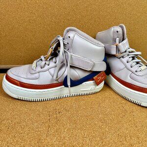 Nike Air Force 1 High Jester XX Sneakers Violet Ash Women Leather Size 8